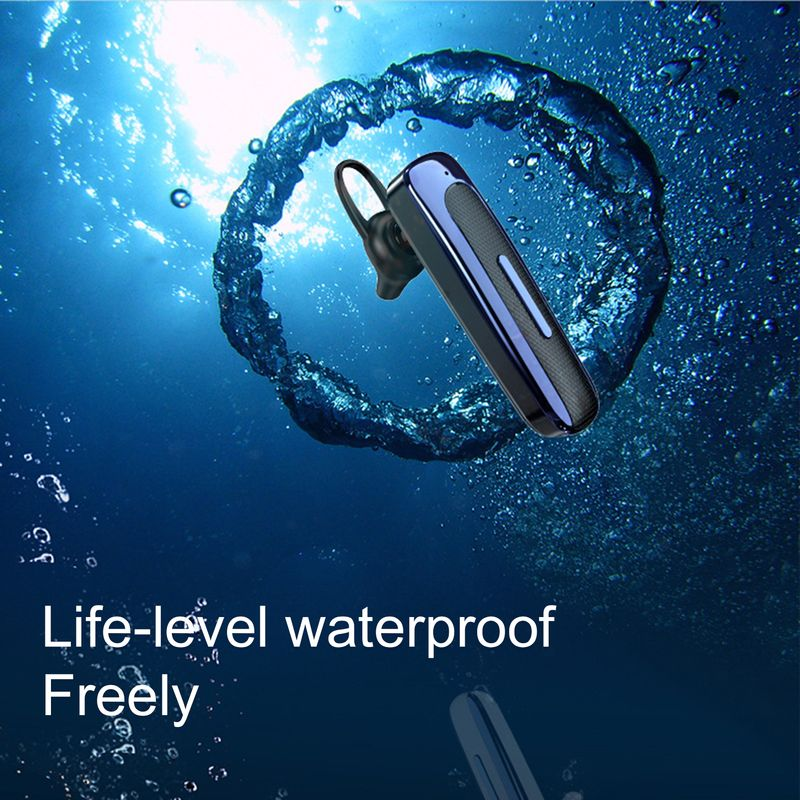 1Pc IPX 5 Drahtlose Umweltfreundliche Stabile Signal Übertragung ABS Stereo Sound Einzelnen Bluetooth-kompatibel Kopfhörer für_voghion.com