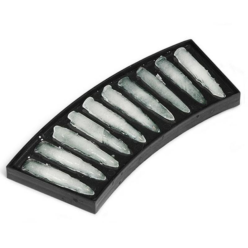 Stampo per cubetti di ghiaccio in silicone alimentare, 6 pezzi, stampo per cubetti di ghiaccio fai da te in silicone a forma di pistola, stampo per cubetti di ghiaccio in plastica_voghion.com