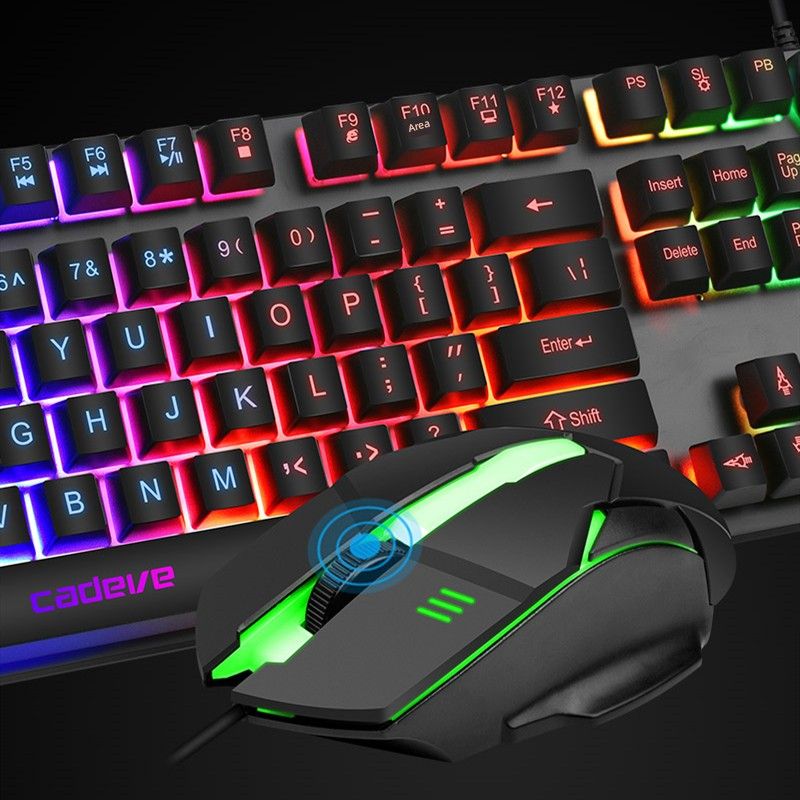 Kaidiwei 9122 lettere luminose retroilluminate tastiera per computer mouse gioco da tavolo set parole trasparenti_voghion.com