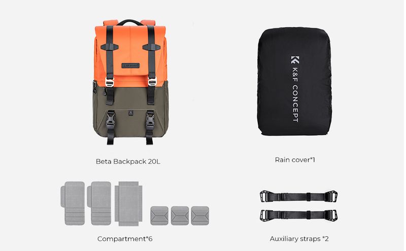 16 Inch Laptop Backpack Camera Bag Can Carry Tripod Ergonomic Design For DSLR_voghion.com