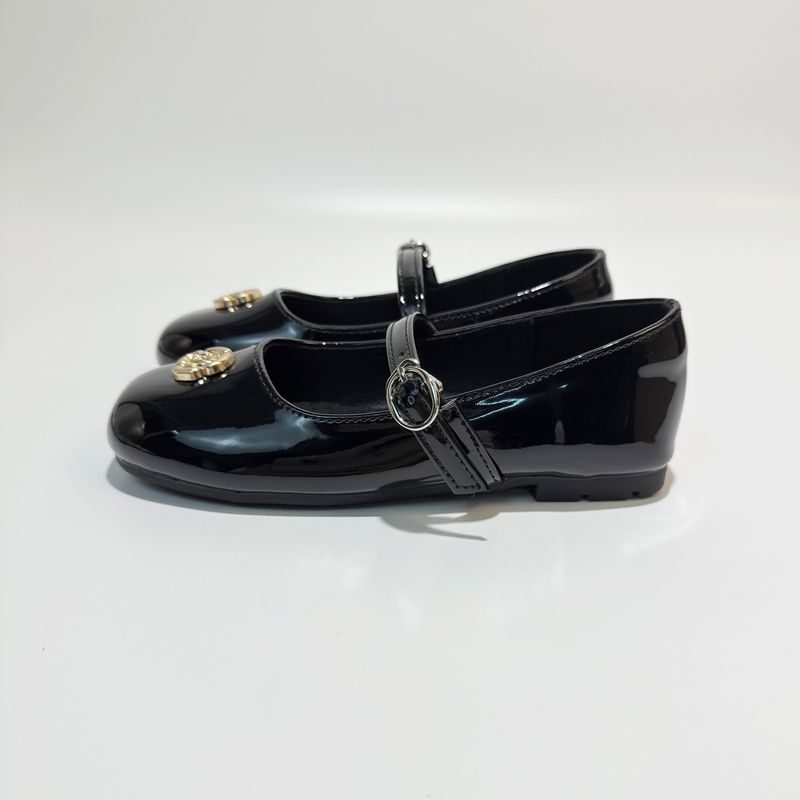 Kinderschuhe Mädchen Lederschuhe Camellia Britischer Stil Neue Single Strap Freizeitschuhe Retro Schwarze Lederschuhe Mary Jane Kinderschuhe_voghion.com