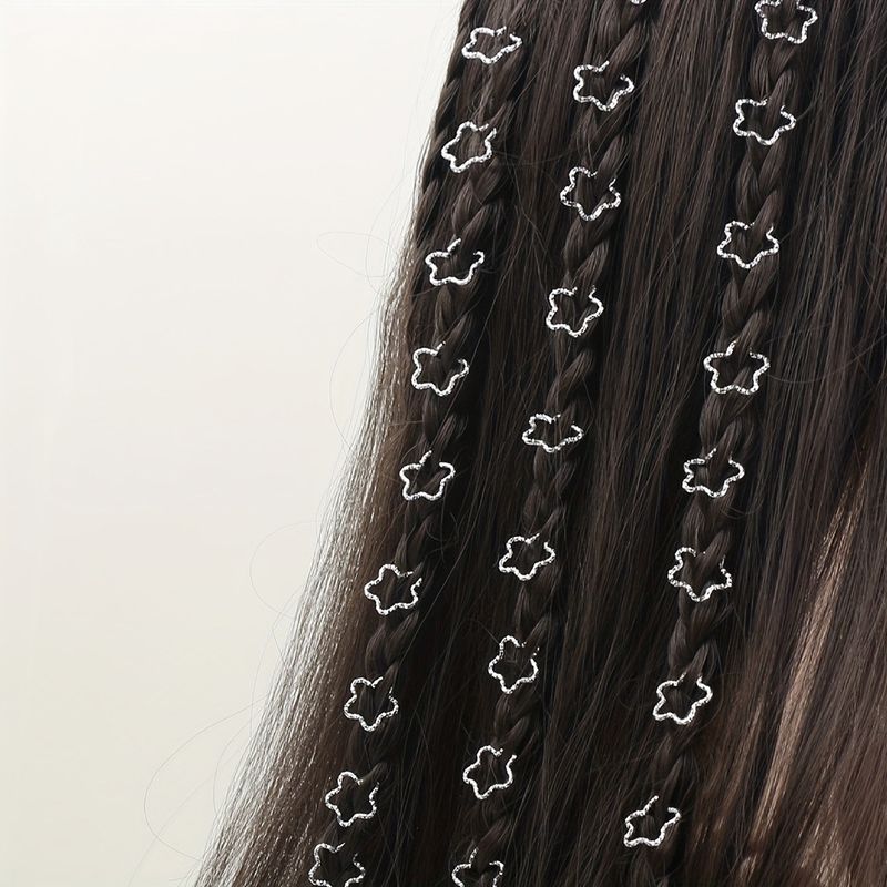 30 pezzi di accessori fai da te per dreadlock, i più venduti in Europa e in America, anelli per extension a forma di stella cava per trecce._voghion.com