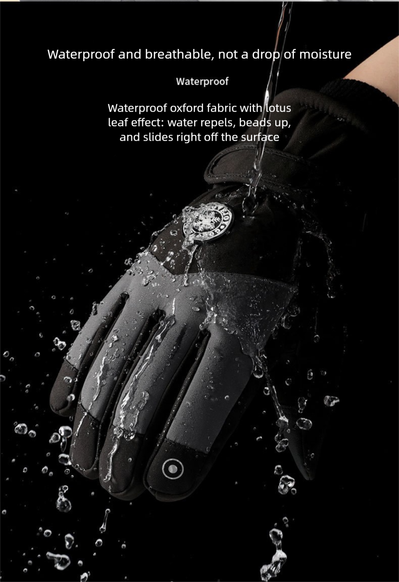 Zhaodengsheng Winter Ski For Men And Women, Water-Repellent, Windproof, Warm, Thickened, Non-Slip, Touchscreen, Cycling,_voghion.com