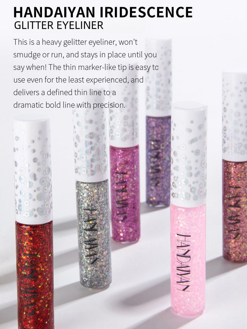 explosives HANDAIYAN Children's Day Stage Performance Makeup Fantasy Shiny Sequins Fantasy Eye Shadow Eyeliner_voghion.com