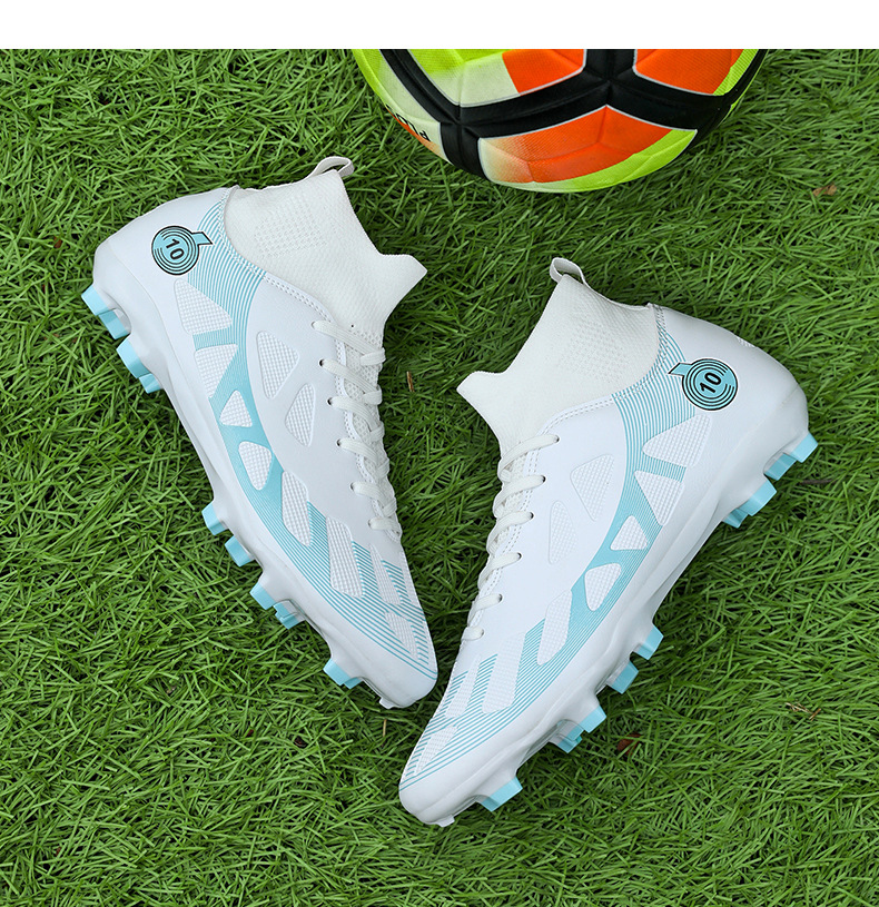 High-Top-Fußballschuhe Herren lange Spike gebrochen Spike Student Kinder professionelle Trainingsschuhe_voghion.com