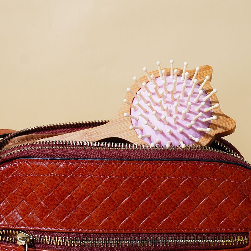 Mini cuscino massaggiante portatile da ragazza per una pulizia delicata, uno styling rapido, l'abbellimento dei capelli e il pettine dell'airbag_voghion.com