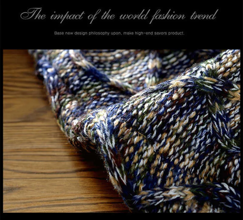 Men's Casual Sweater Autumn Winter Slim Fit Pull Pullover Long Sleeve Clothes Jacket Male Fashion Knitted Sweaters Men_voghion.com