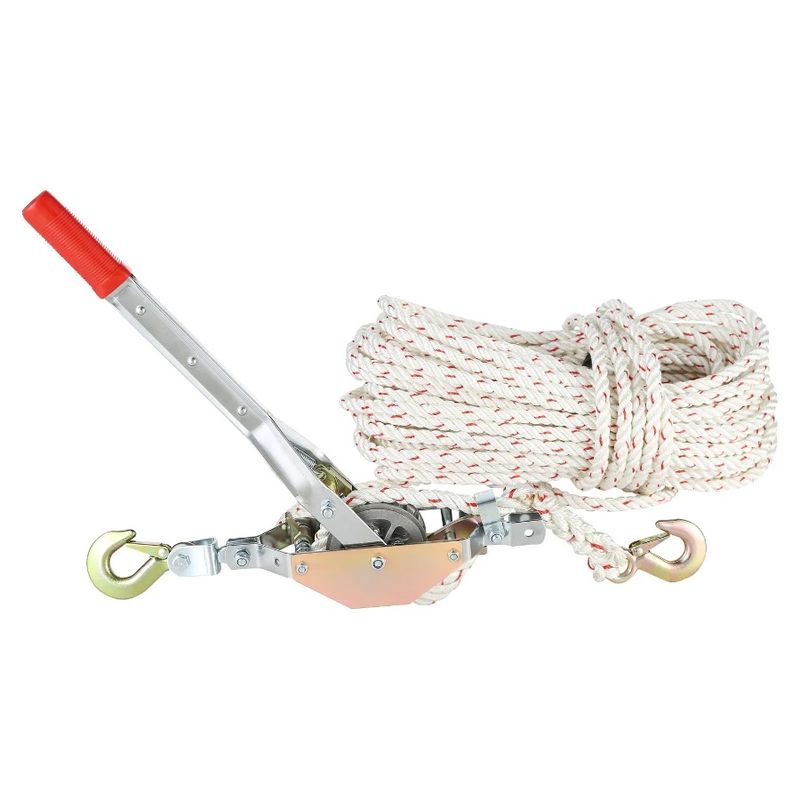 Hook Come 100' Winch Dia. 1 Puller Ton Rope Duty Lbs With 4 Capacity 3 Pulling Ratchet 2 Power Pul 653 Rope 0.6 Of Heavy Along_voghion.com
