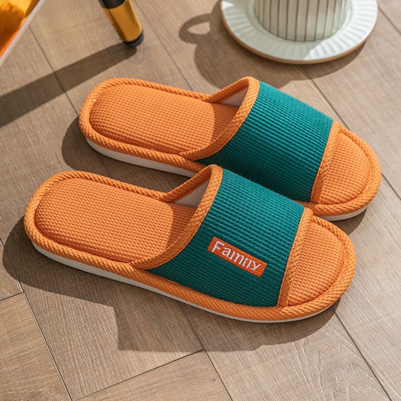 RenMou Linen For Women In All Seasons, Anti Slip Home, Indoor Couple, Cotton And Linen Home Floor Cloth Sl, Men's Cool Exclusive Supply_voghion.com