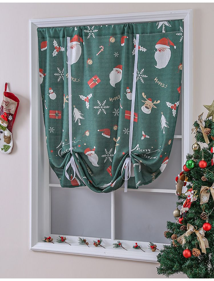 Polyester Printed Blackout Curtains With American Style Design - 71%-90% Light Blocking For Living Room, Bedroom & More_voghion.com