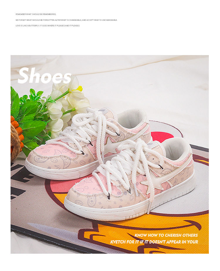 Nieuwe China-Chic Kleine Ster Liefhebbers Mannen en Vrouwen Skateboarden Sh Canvas Dubbele Sh Touwen Veelzijdige Koreaanse Student_voghion.com