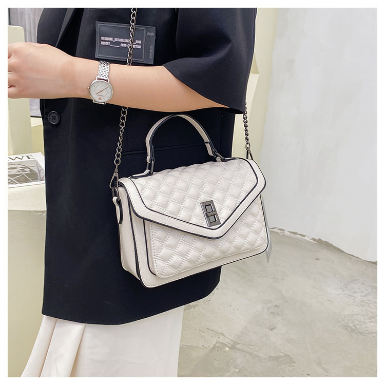 High-end Bag Women's 2023 New Autumn And Winter Handbag Women's Bag Rhombus fashion shoulder bag all-match wideband Messenger bag_voghion.com
