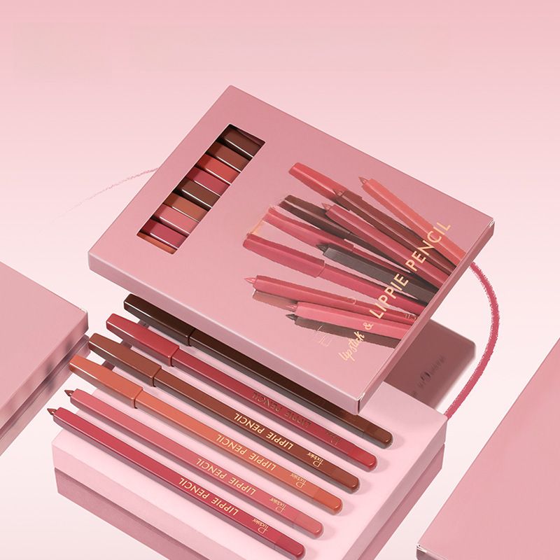 Pudaier 12 - Piece Velvet Matte Lip Liner Set - Αδιάβροχο, Αντικολλητικό Κύπελλο, Μεγάλης διάρκειας για όλους τους τύπους επιδερμίδας_voghion.com