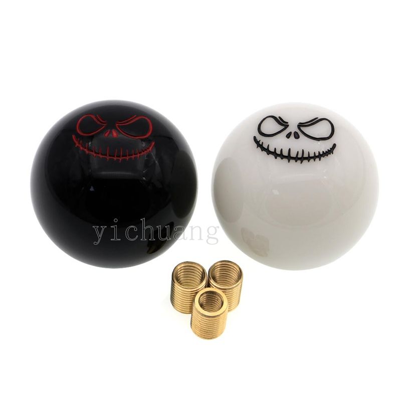Raceauto Bal JDM Stijl Universele Versnellingspook Joker Smile Gezicht Pookknop_voghion.com
