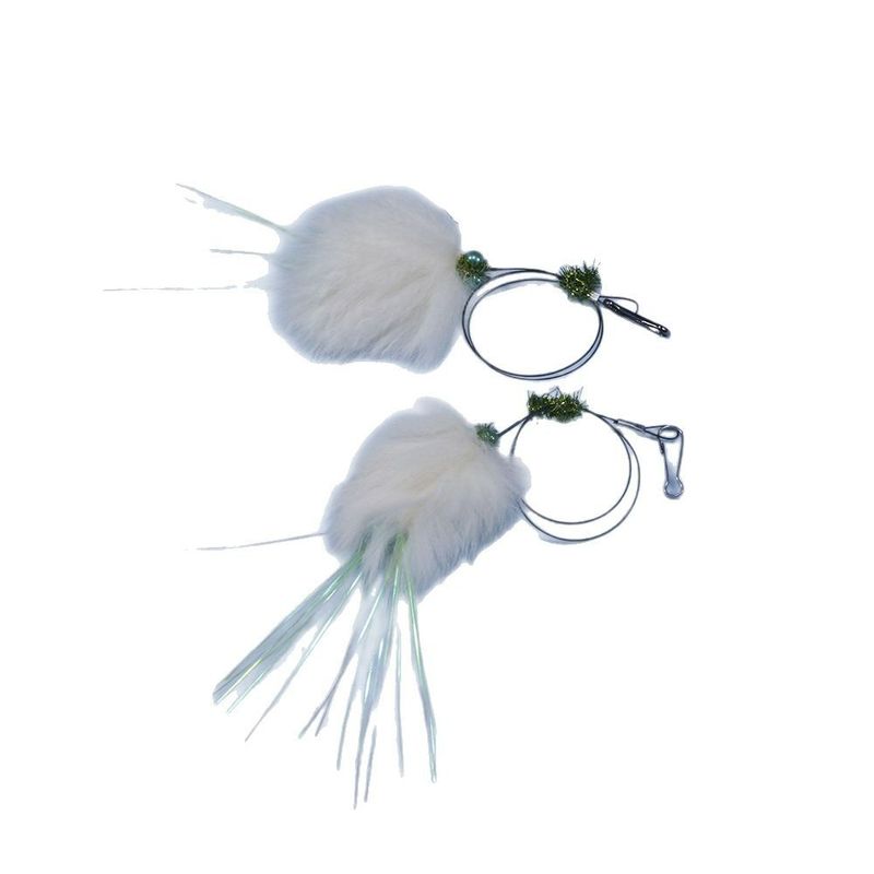 Real Rabbit Fur Small Flying Insect Cat Teaser Wand Replacement Head New Design Launched_voghion.com