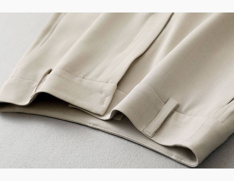 Women's Clothing Five Point Sleeve Knitted Top Simple Casual Pants Suit Summer Simple Atmospheric Suit_voghion.com