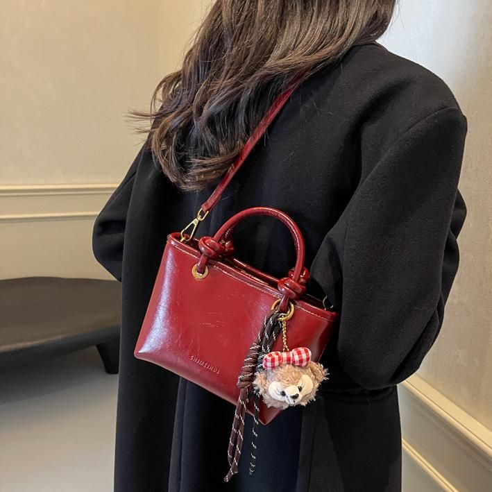 Herbst Winter Melad Damen 2024 Neue Mode Trendy Handheld Bucket High-End Vielseitige Umhängetasche_voghion.com