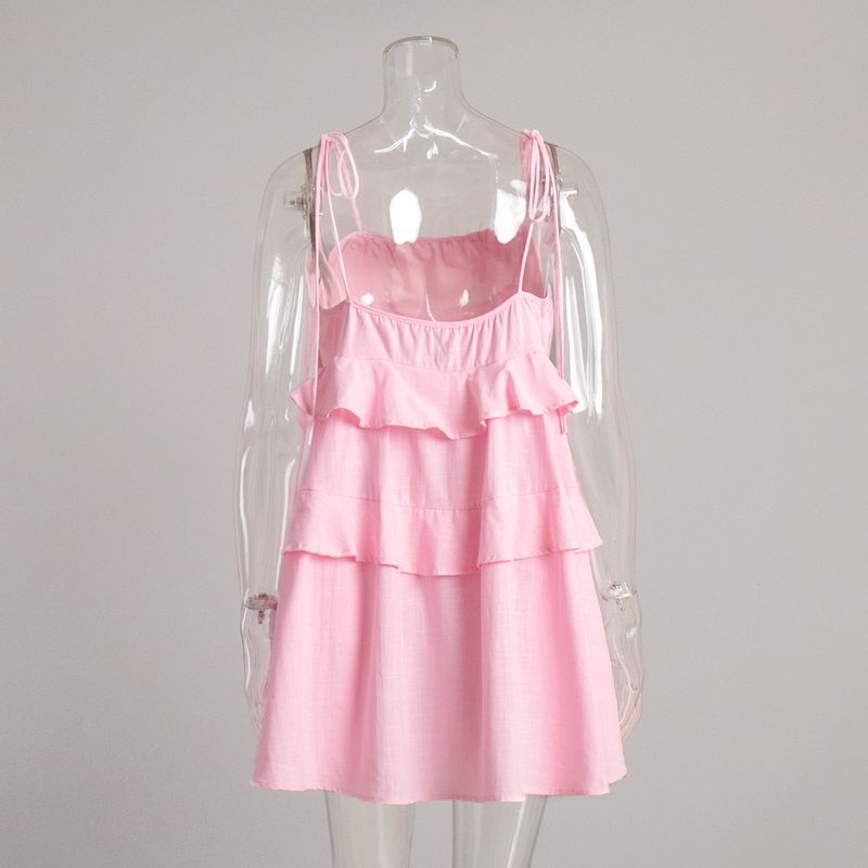 Velvet Plus Regular Embroidered Sleeveless Short Neck Maxi Midi Autumn Summer End High Tie Printed Breathable Outfit_voghion.com