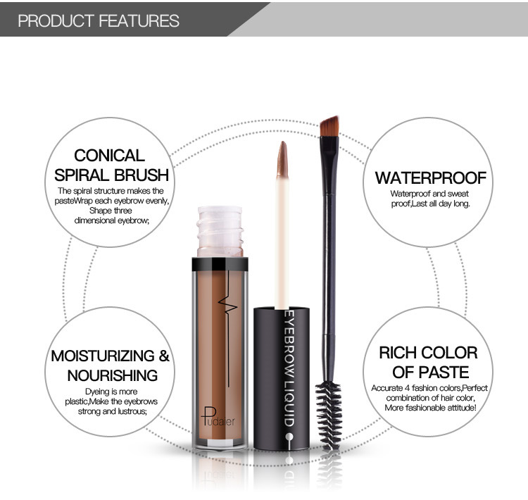 Natural Waterproof Makeup Resistant Non Fading Eyebrow Dye 3D Eyebrow Cream Water-based Eyebrow Pencil Liquid Eyebrow Pencil_voghion.com