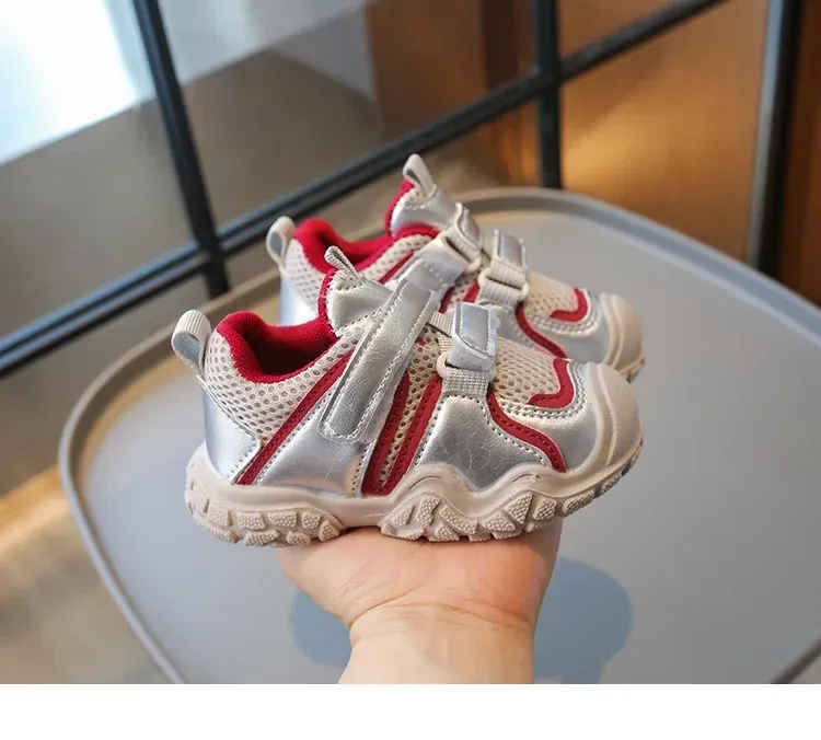 Zapatillas de deporte transpirables para niños y niñas, de otoño 2024, nuevas, ligeras, suaves y versátiles_voghion.com