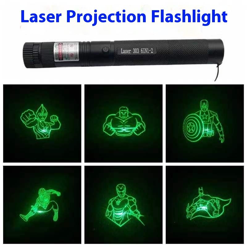 Sternenkopf 303 Grün Einstellbarer Fokus 532 Nm Zestaw wskaźników laserowych Lazer Beam_voghion.com