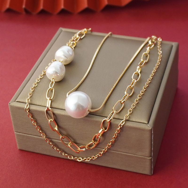 collana, stile barocco tre in uno, collana di perle di nicchia_voghion.com