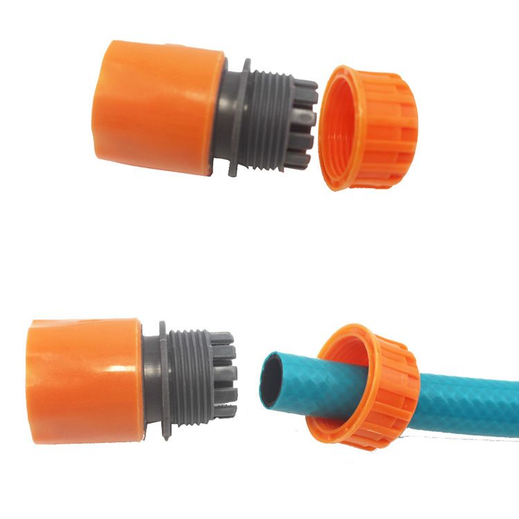 Plastikowe złącze rury wodnej 12 mm Złącze pistoletu na wodę 4-punktowe szybkozłącze węża Klamra wodna Złącze 1/2 cala_voghion.com