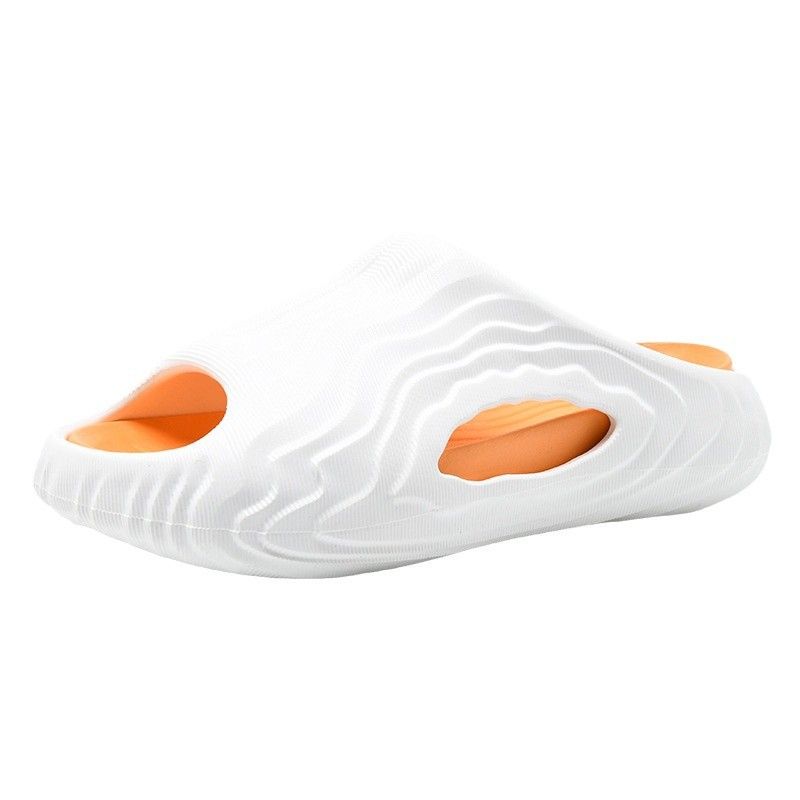 Sandali da spiaggia da uomo, con punta aperta, traspiranti e antiscivolo, con suola spessa bicolore, resistenti all'usura, in EVA per esterni_voghion.com