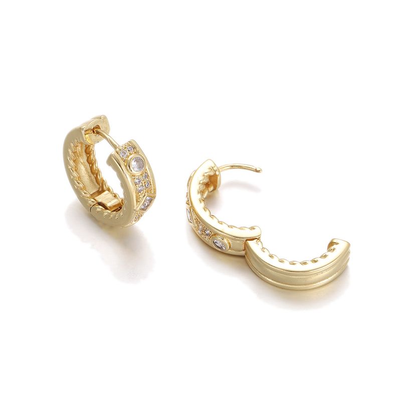 Gioielli e accessori semplici orecchini con micro zirconi intarsiati gioielli da donna di alta qualità da indossare ogni giorno regalo selezionato per la fidanzata_voghion.com