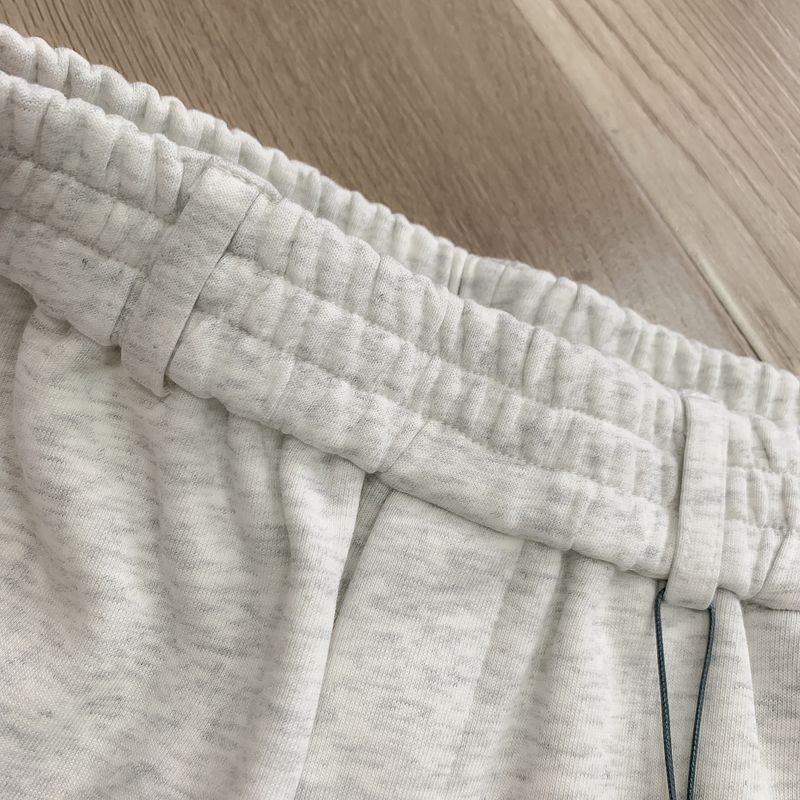 Vīriešu apģērbi High Street Heavyweight space Cotton Silhouette Flared Plus samta sporta bikses brīvas ikdienas taisnas platas bikses_voghion.com