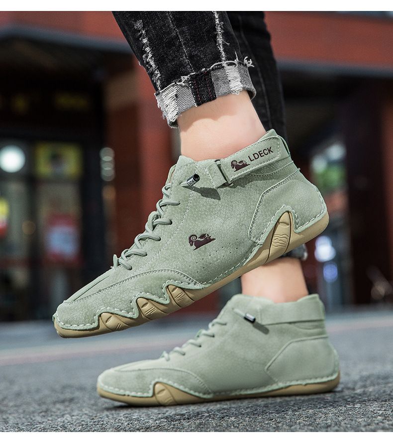 Martin Boots Frühling und Sommer High Top Octopus Herrenschuhe Herren Casual Short Boots_voghion.com