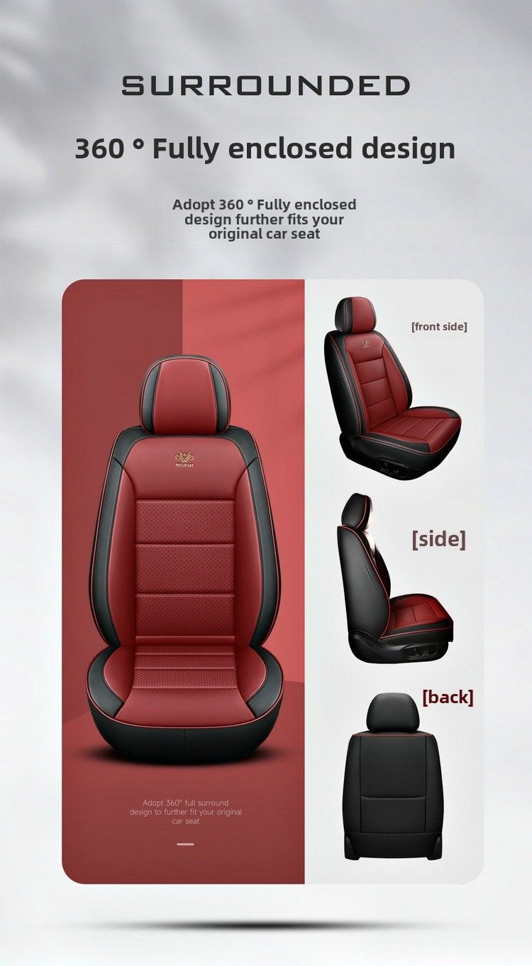 23 New Napapi full-enclosed 3D full-leather Four Seasons GM seat cushion breathable seat cover car cushion cushion_voghion.com