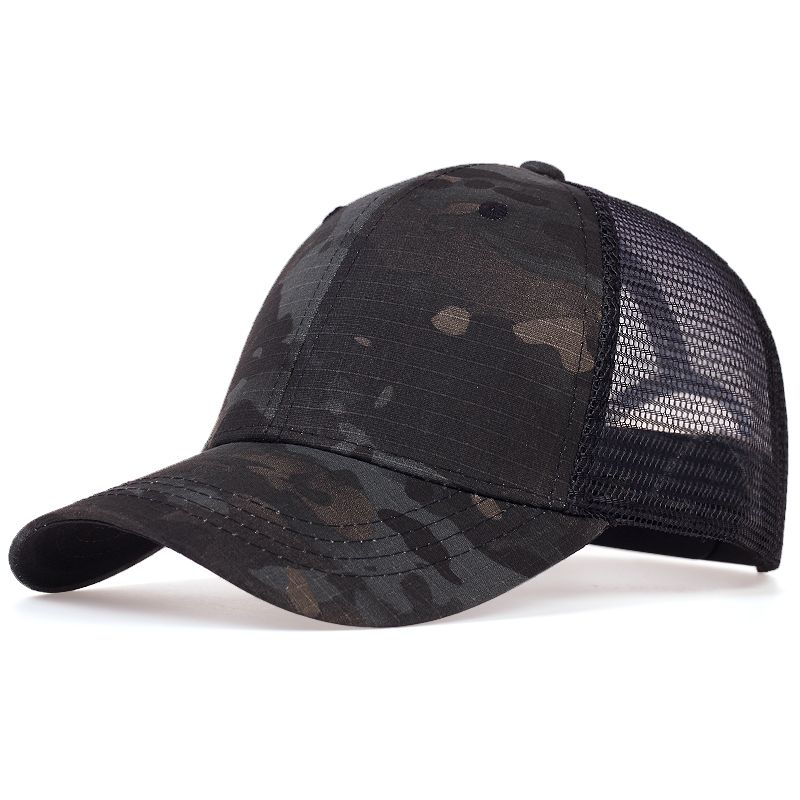 Casquette de soleil d'été en maille pour femmes, casquette de Baseball réglable pour hommes, camionneur, Camouflage, chapeaux tactiques de Jungle_voghion.com