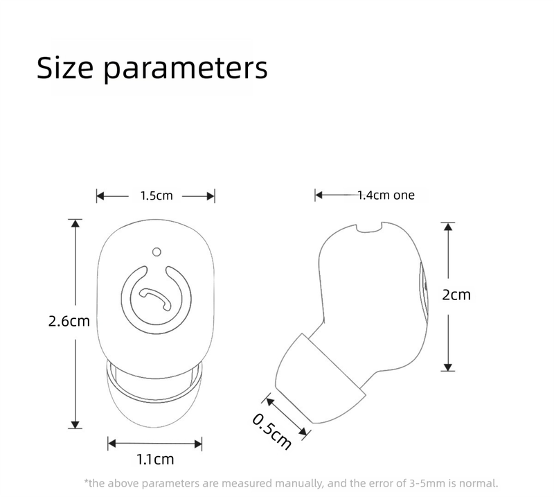 Domestic SK47 Kabellose Bluetooth-Ohrhörer Mini In-Ear Neue hohe Akkulaufzeit_voghion.com