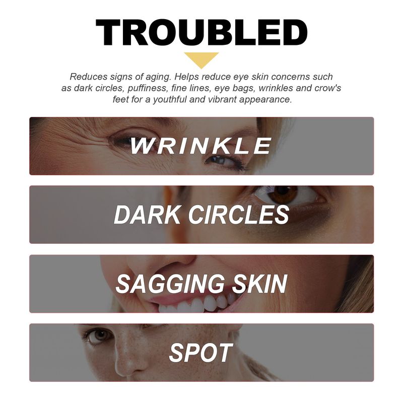 EELHOE Crystal Collagen spendet der Haut um die Augen Feuchtigkeit, reduziert feine Linien, strafft und hebt die Augenmaske_voghion.com