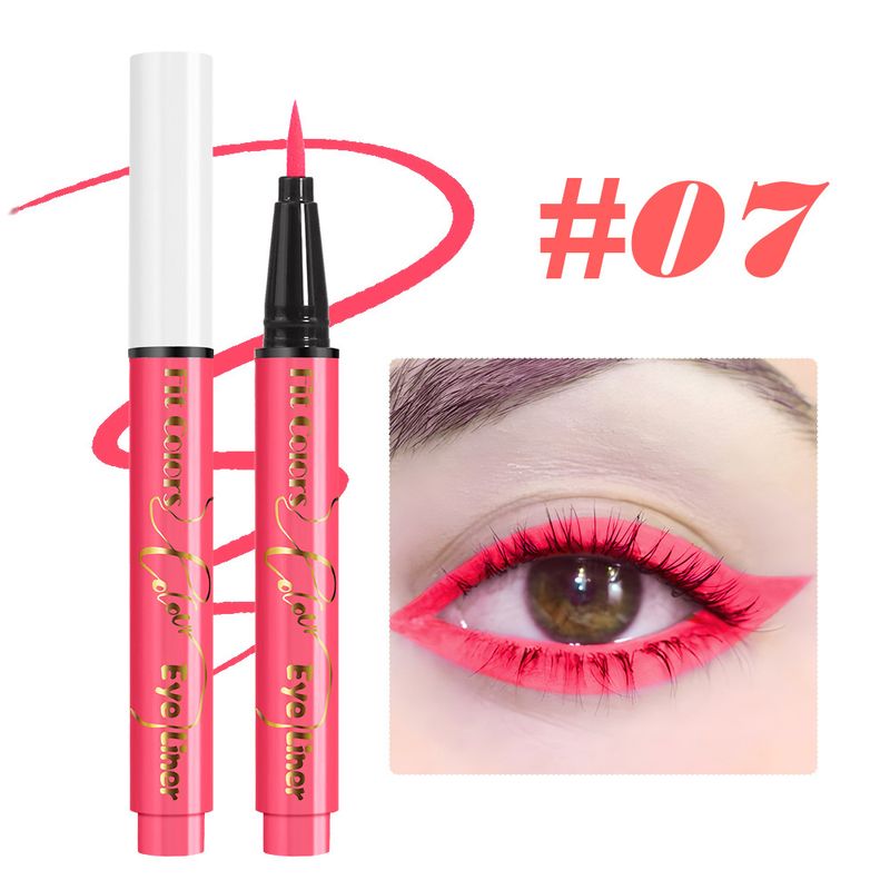 Fit Colors12 Color UV Fluorescent Eyeliner Face Body Paint Pen Stage Party Waterproof_voghion.com