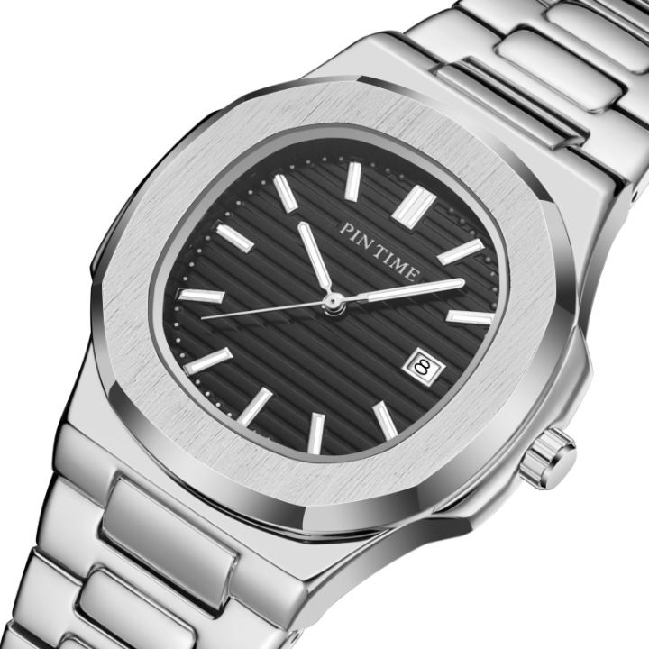 Orologio da uomo Live Parrot Business Casual con cinturino in acciaio in magazzino_voghion.com