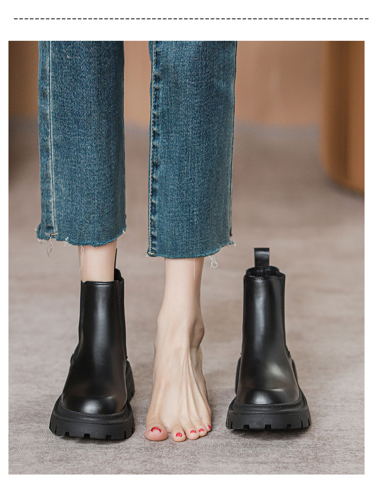 2023 Herbst/Winter Neue Stiefel Damen Knight Cool Sa Britische Martin Stiefel_voghion.com