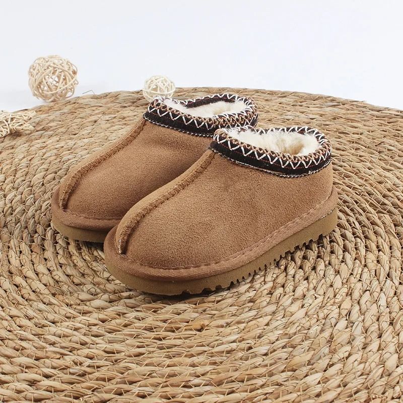 Scarpe per bambini Ragazzi Ragazze Ultra Mini Stivali invernali per bambini Piccoli Stivali da neve caldi alla caviglia morbidi e spessi in pelliccia per bambini Bassi_voghion.com