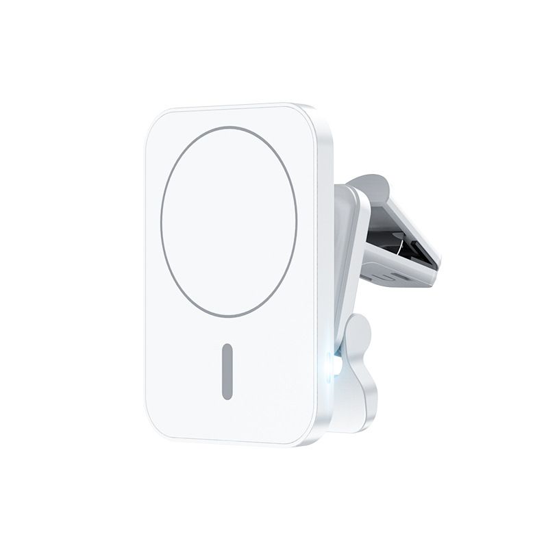15W Magnetic Wireless Chargers Car Air Vent Stand Phone Holder Mini Fast Charging Station For IPhone 12 13 14 Pro Max Macsafe_voghion.com