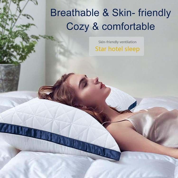 Poduszka Cloud Natural Soft & Breathable, Ultra miękka i puszysta, Premium Soft Down Alternative Fill Pillow, biała luksusowa poduszka do spania_voghion.com