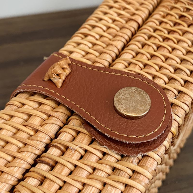 Borsa a tracolla intrecciata a mano con tracolla regolabile in rattan, borse da donna, grande capacità, portatile, resistente, per le donne_voghion.com
