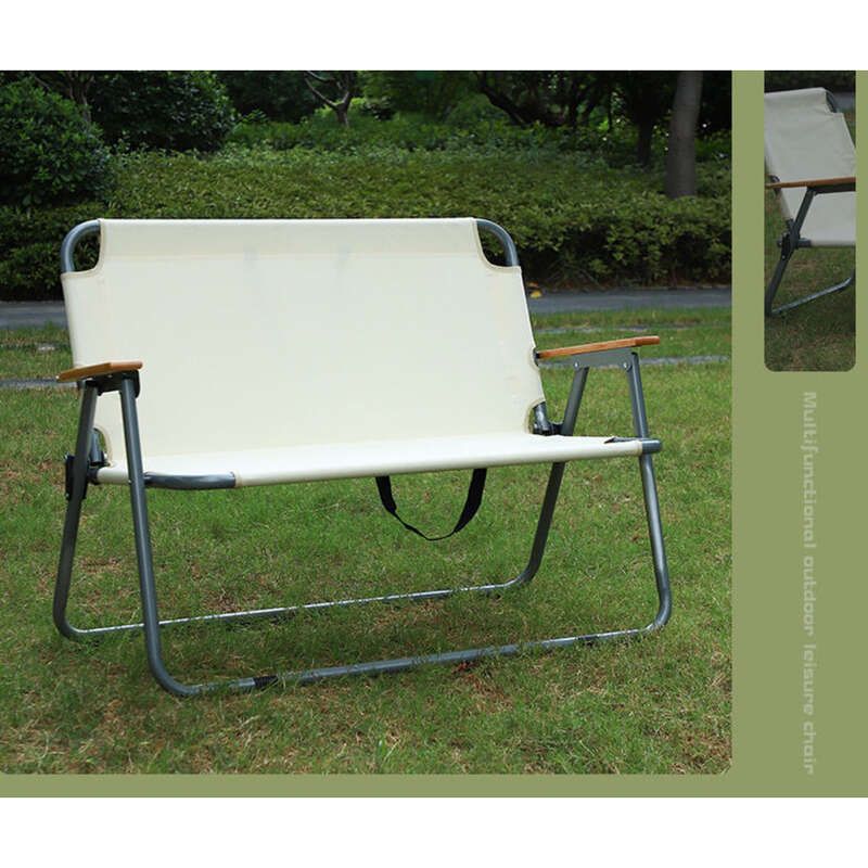 Canapea pliabilă de camping Ronghao poate sta sau culca cu pernă Recliner portabil, multifuncțional, pentru petrecerea timpului liber, pescuit._voghion.com