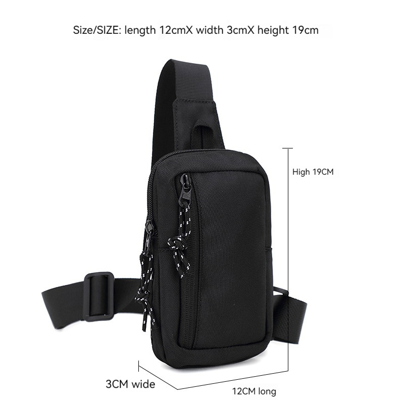 Crossbody Bag The 2024 New Model of Close-fitting Anti-theft Street Fashion Sports Mini Chest Bag Valuables Can Be Carried at Any Time_voghion.com