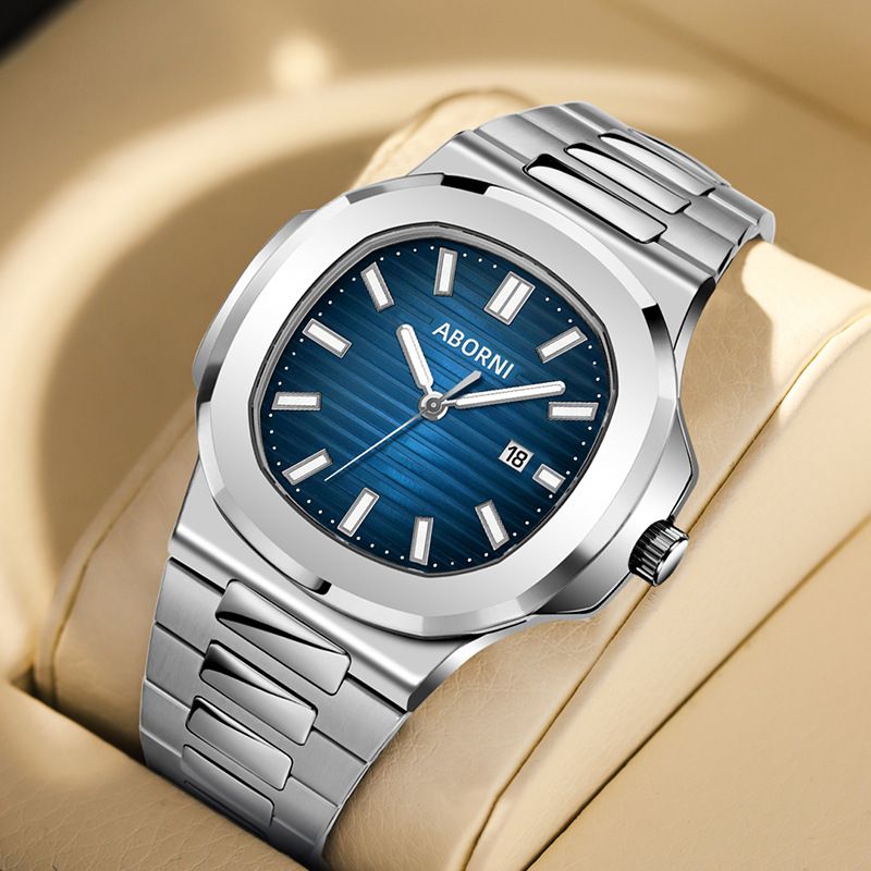 New Live Thin Calendar Luminous Waterproof Quartz Men's Watch_voghion.com