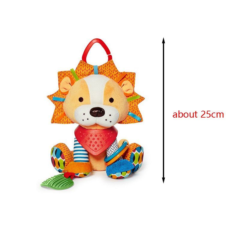Plush Soft Colorful And Stuffed Toy For Infants With Multiple Textures And Teether Sensory For Play_voghion.com