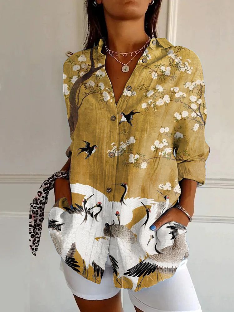 2025 Neues Damen-Sommer-Trend-Langarm-Blumenmuster-Druck-3D-Shirt_voghion.com