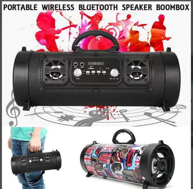 New Wireless Karaoke Bluetooth Speaker - Car Audio Subwoofer With Built-in Mic, Gift For Singers & Music Lovers | Computer Party Speaker_voghion.com