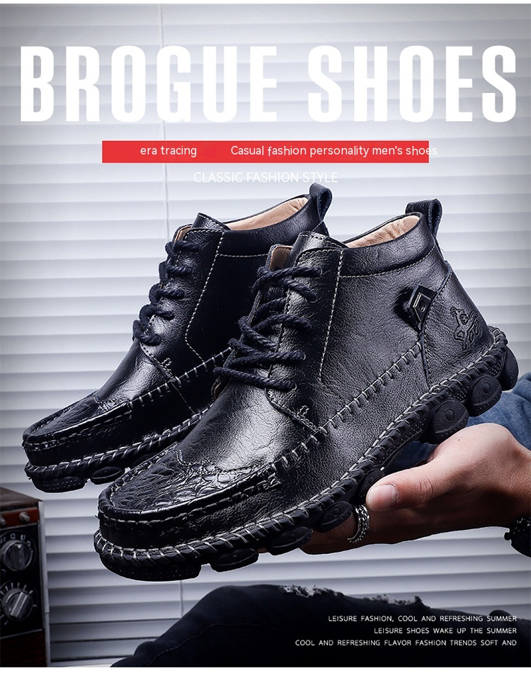 Cowboy Boots Desert Boots Rubber Waterproof Elegant Western Flat Low Heel Pointed Toe Zipper Slip-On Sports Footwear_voghion.com