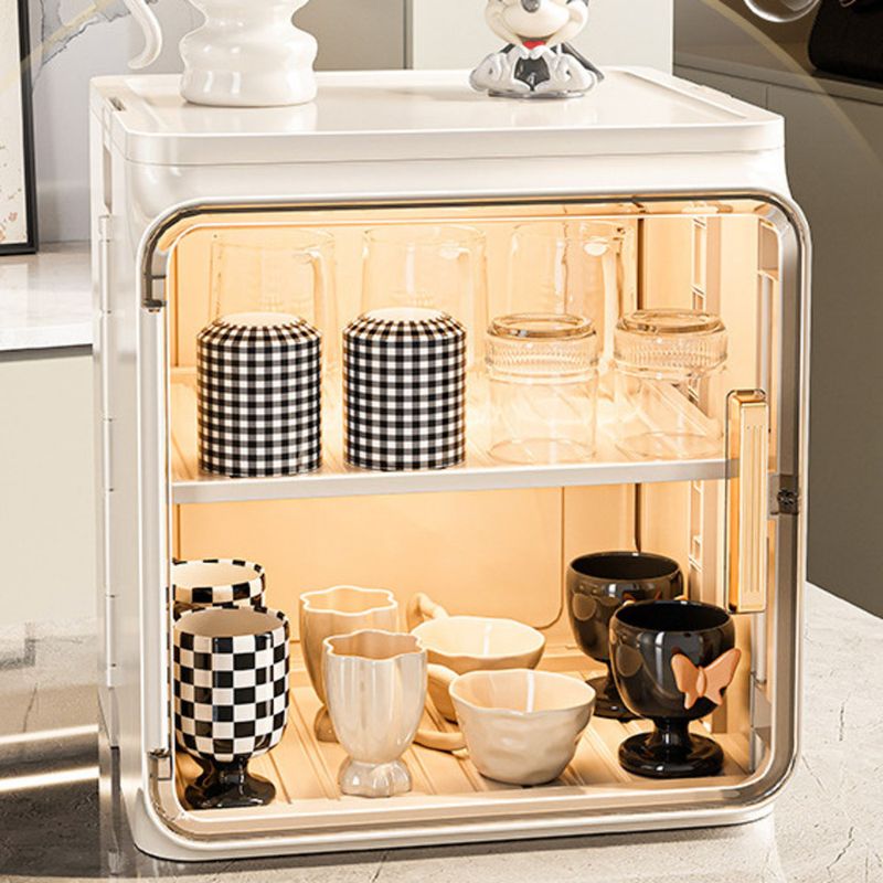 Dustproof Desktop Water Holder Tea Set Storage Box Coffee Mug Draining Cup Rack_voghion.com